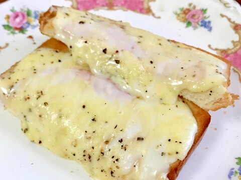 クロックムッシュ風トースト☆朝食や昼食に